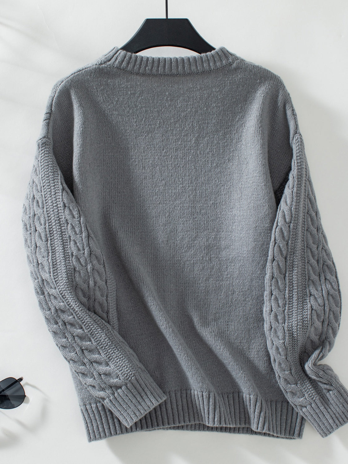 Round Neck Long Sleeve Sweater