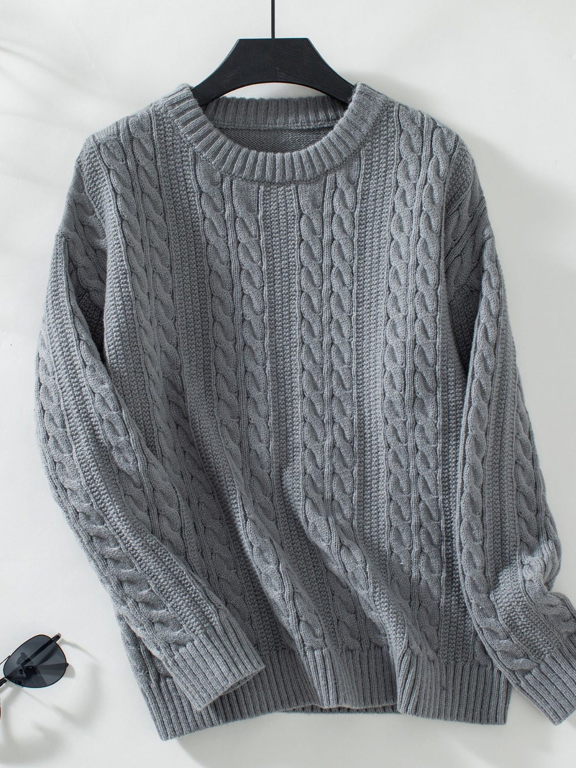 Round Neck Long Sleeve Sweater